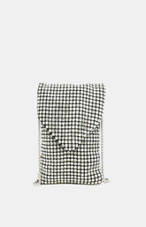 Maisie Phone Bag in Silver/Black 