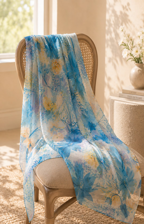 Margot Scarf in Blue 