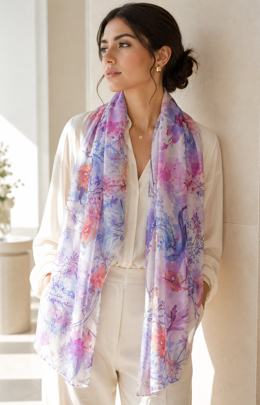 Margot Scarf in Purple 