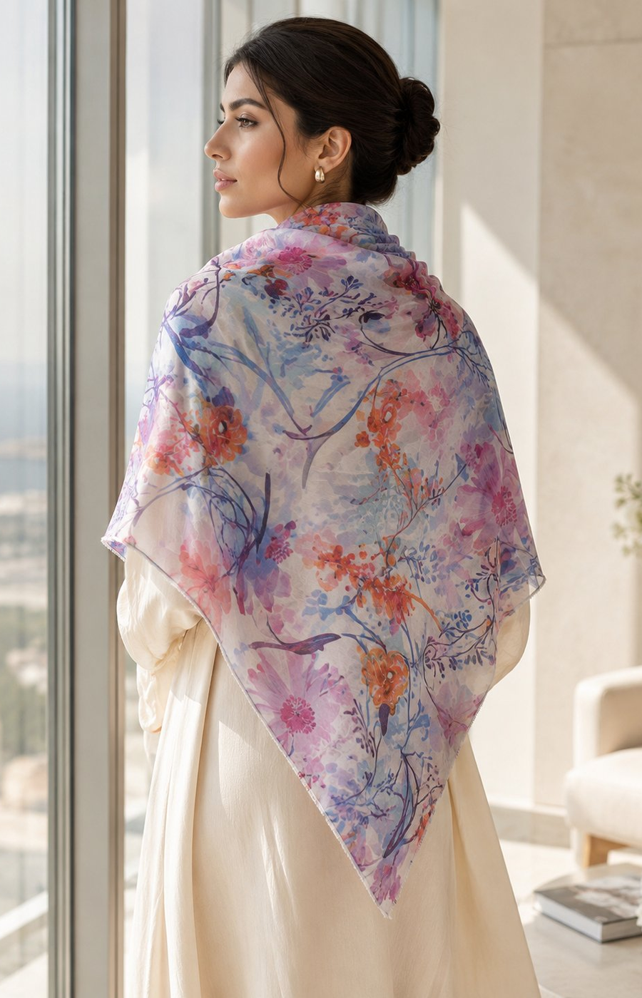 Margot Scarf in Purple 