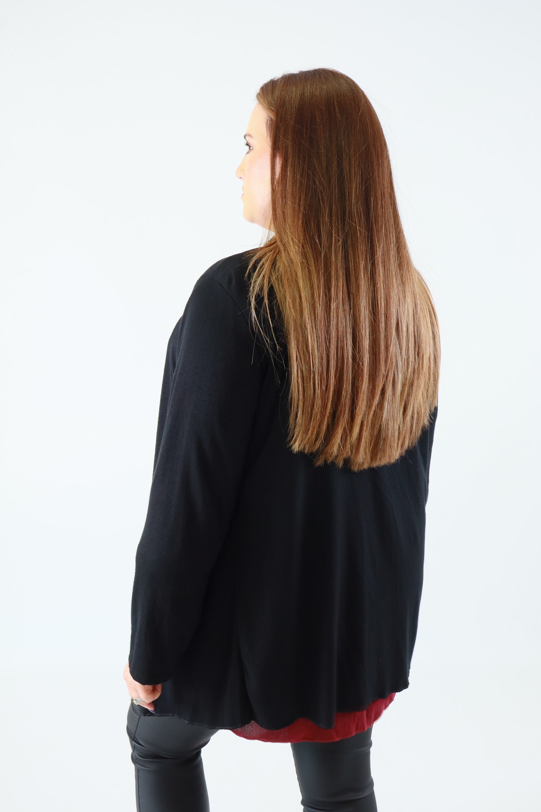 Marjorie Cardigan in Black