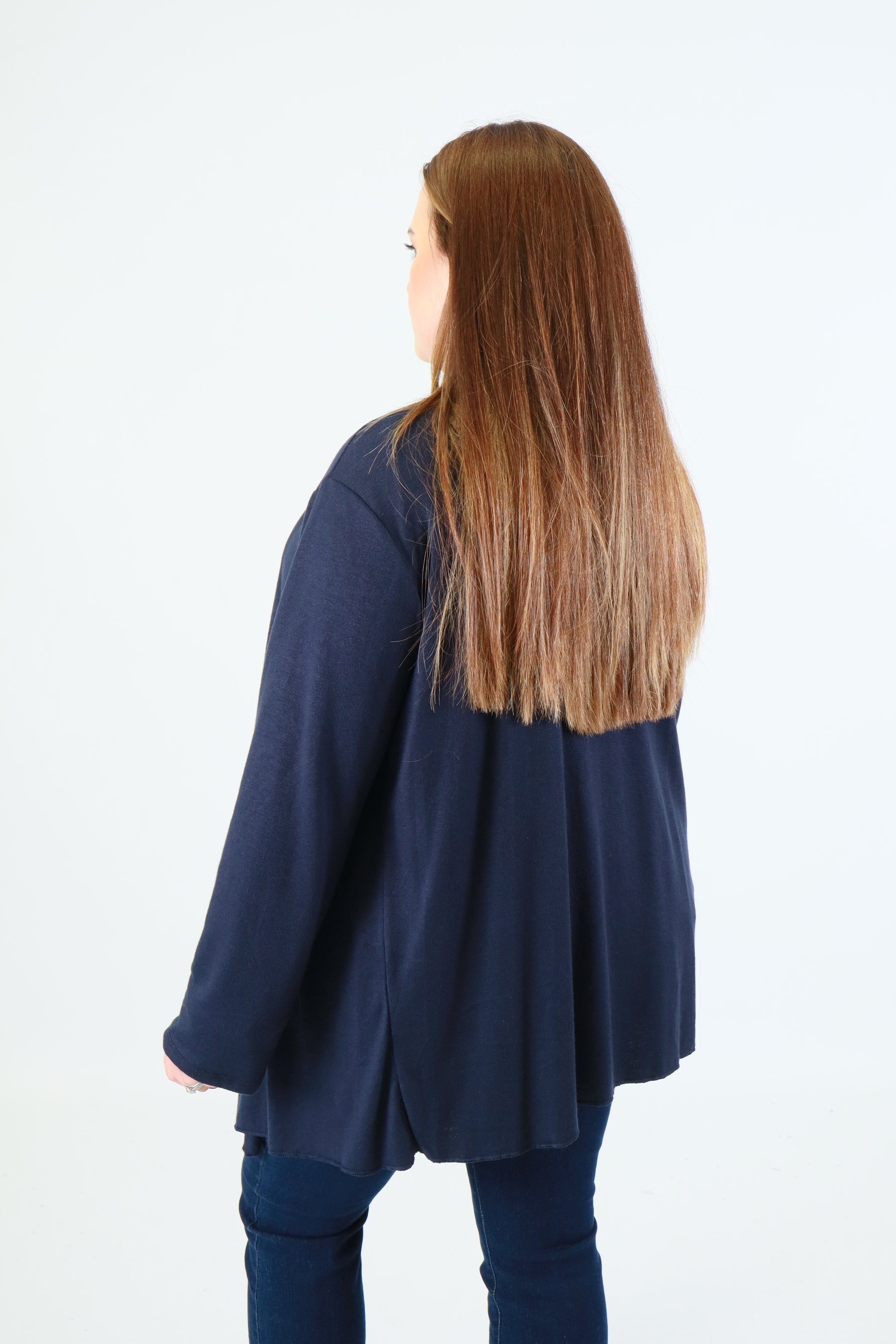 Marjorie Cardigan in Navy