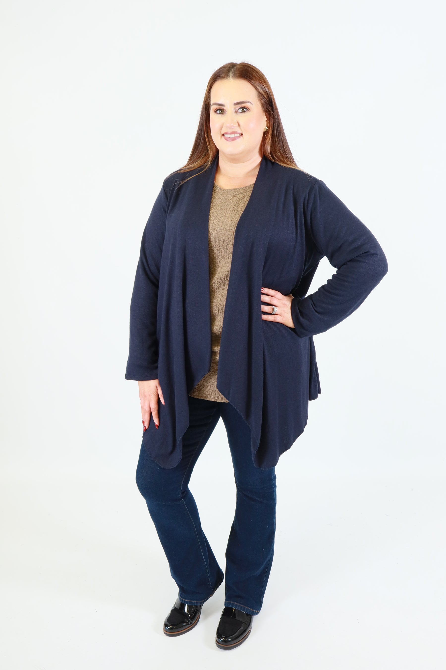 Marjorie Cardigan in Navy