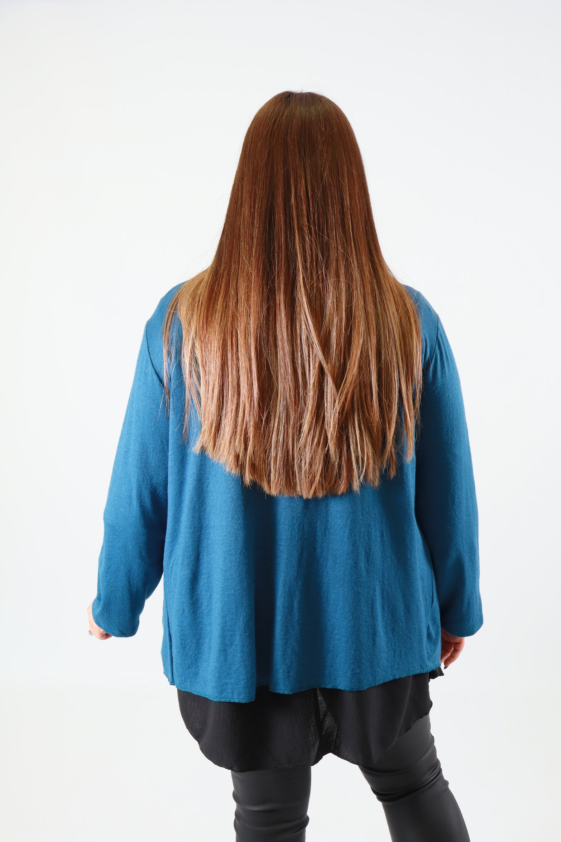 Marjorie Cardigan in Teal