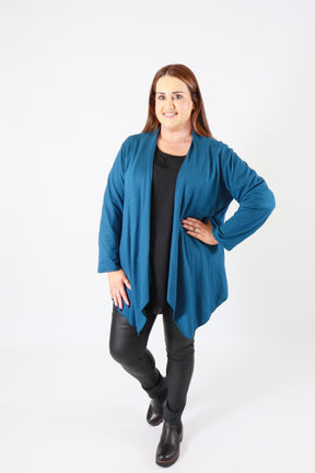 Marjorie Cardigan in Teal