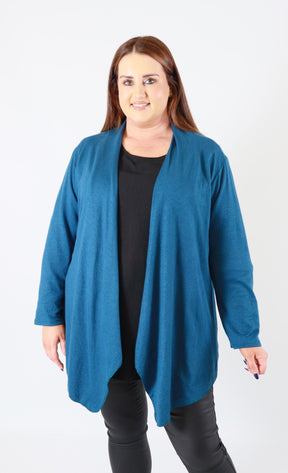 Marjorie Cardigan in Teal