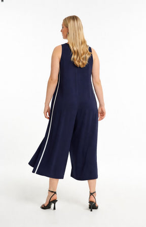 Mat Jumpsuit in Navy 