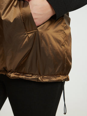 Mat Short Sleeve Jacket in Bronze