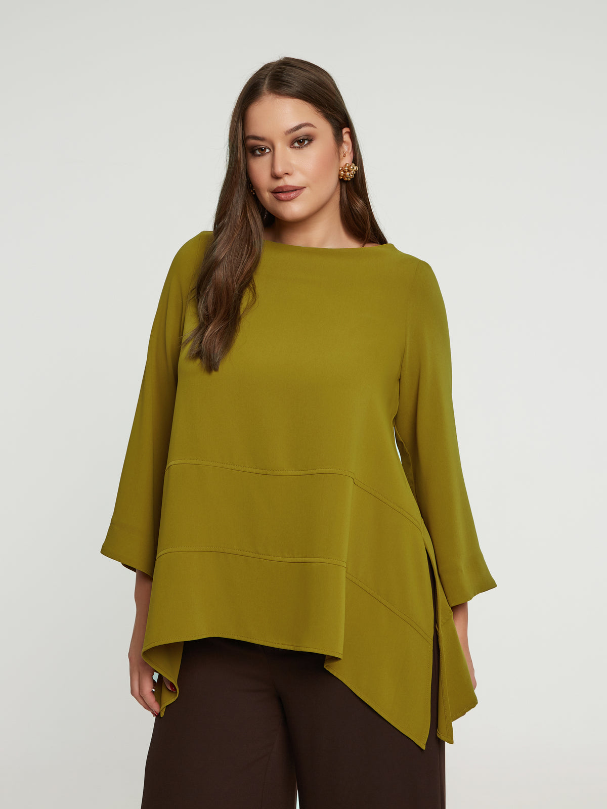 Mat Tunic in Dark Yellow