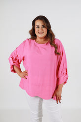 Megan Blouse in Pink