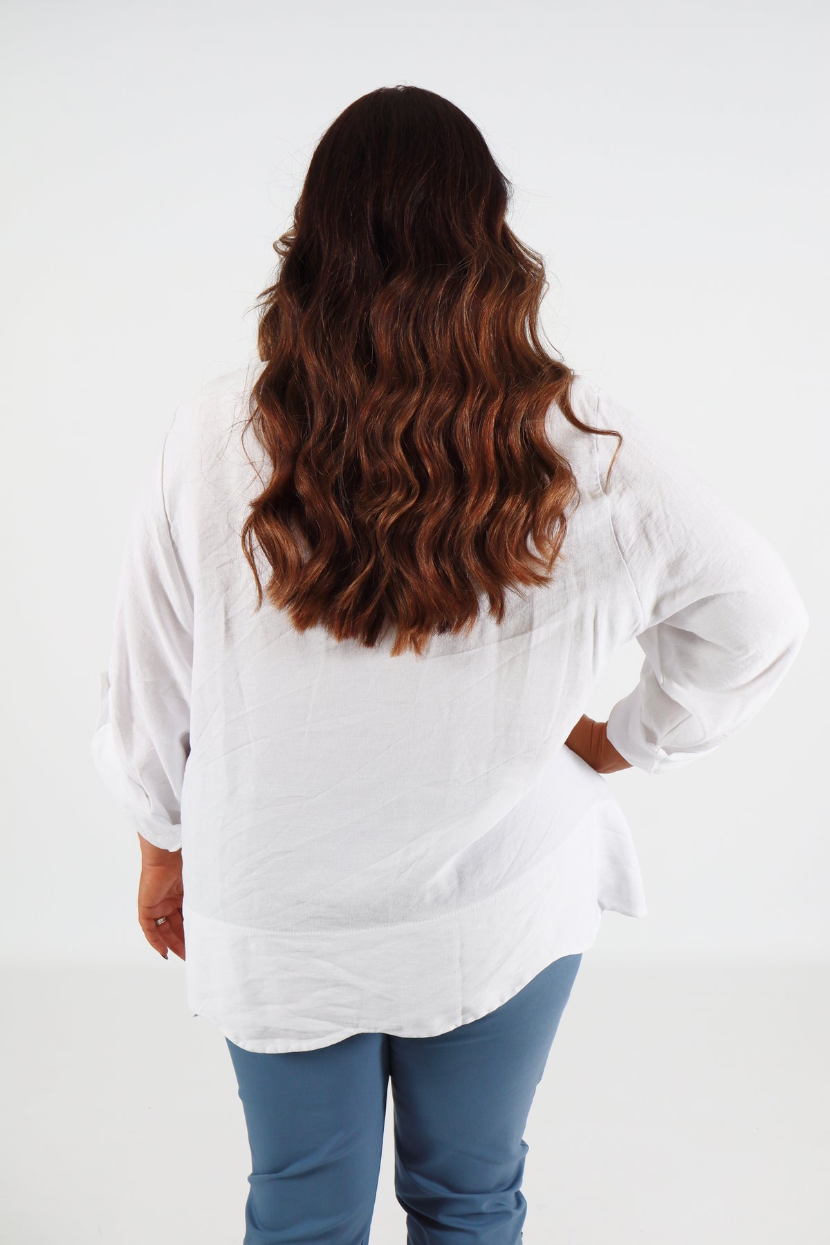 Megan Blouse in White