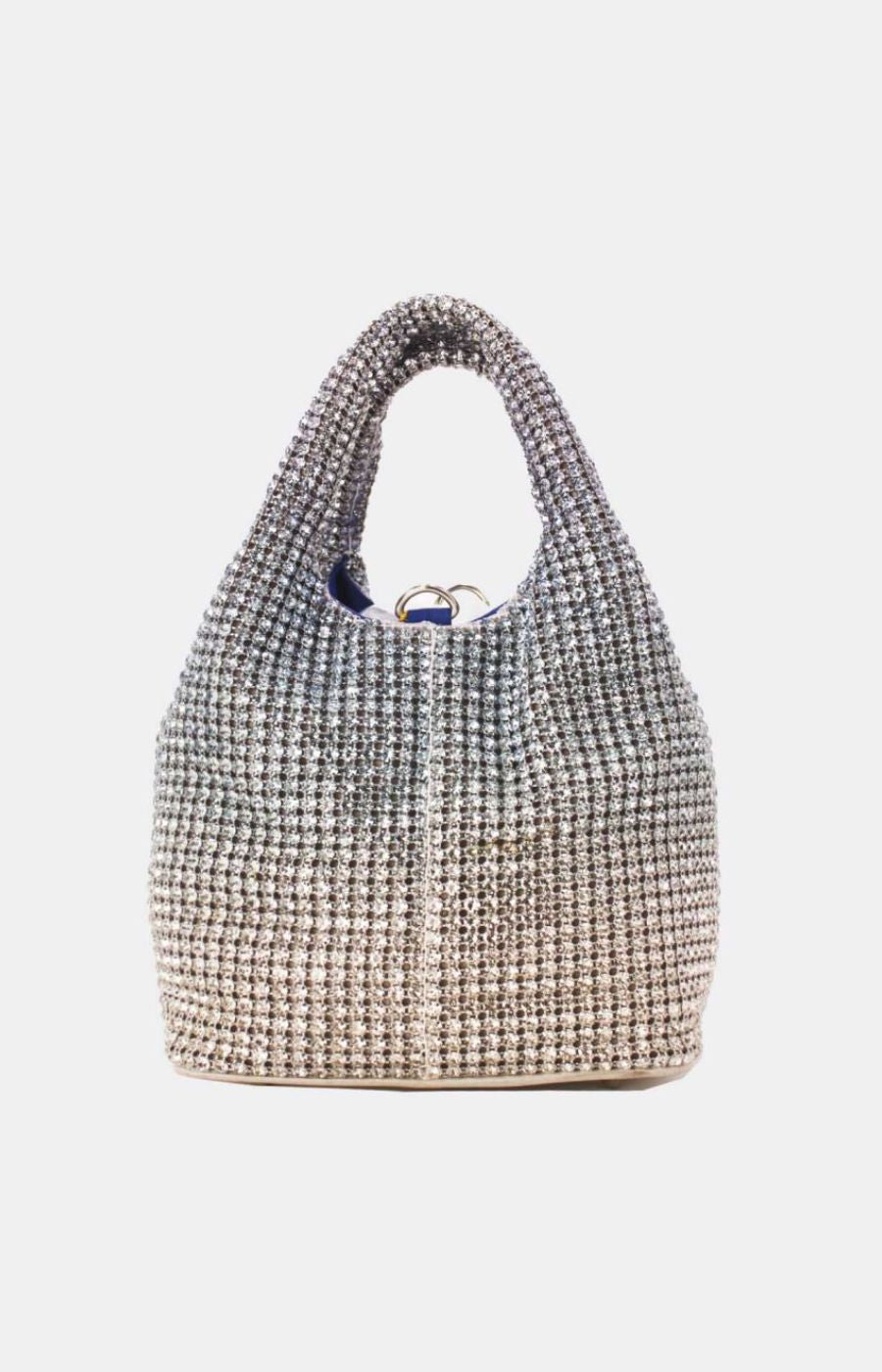 Megan Handbag in Blue/Silver 