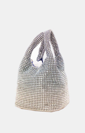 Megan Handbag in Blue/Silver 