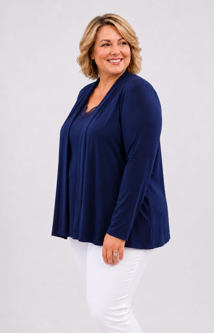 Mellomi Cleo Cardigan in Navy 
