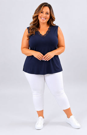 Mellomi Lara Ruched Leggings in White 