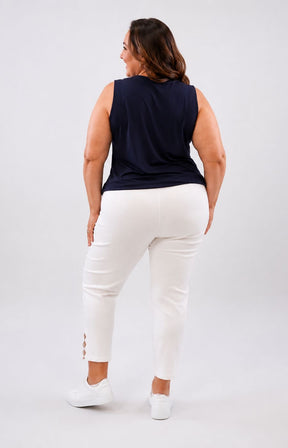 Mellomi Teagan Trousers in White 