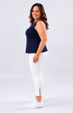 Mellomi Teagan Trousers in White 