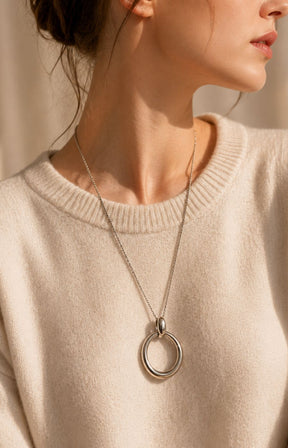 Mira Necklace in Silver 