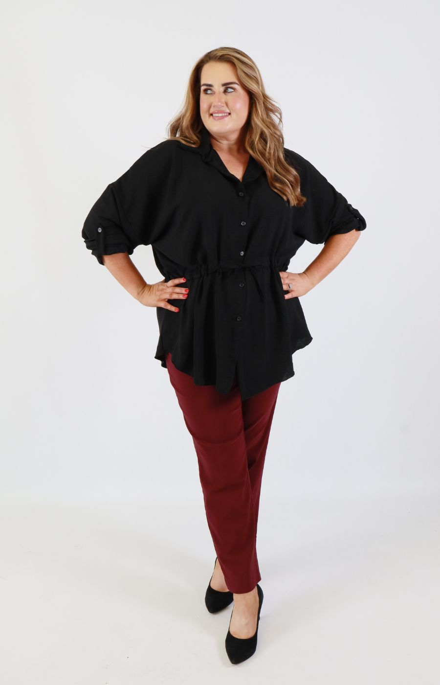 Nicole Shirt in Black 