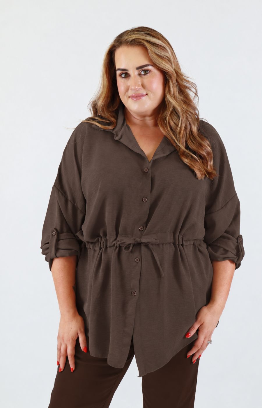 Nicole Shirt in Brown 
