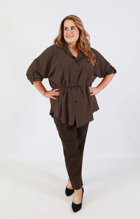 Nicole Shirt in Brown 