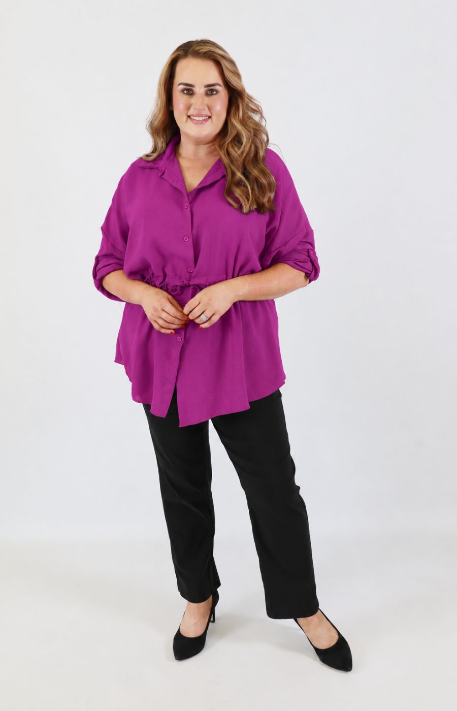 Nicole Shirt in Magenta 