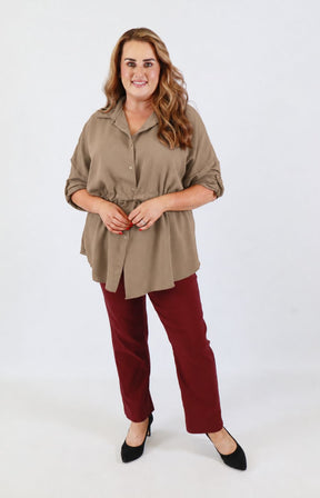 Nicole Shirt in Tan 