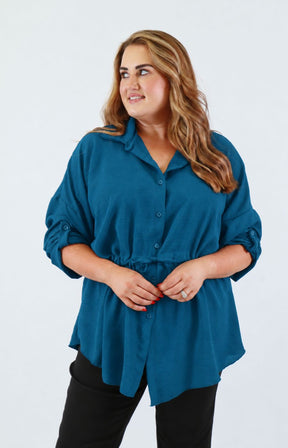 Nicole Shirt in Teal 