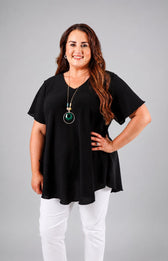 Nina Blouse in Black 