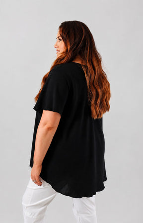Nina Blouse in Black 