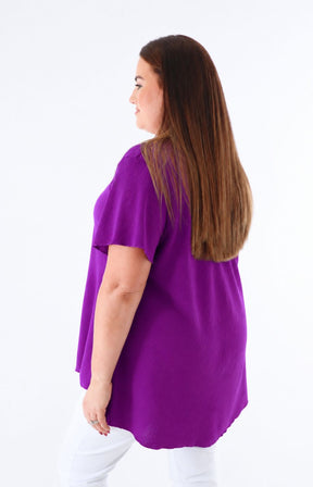 Nina Blouse in Plum 