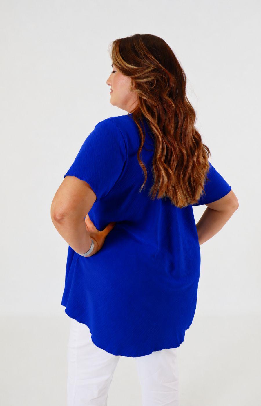 Nina Blouse in Royal Blue 