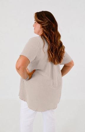 Nina Blouse in Tan 