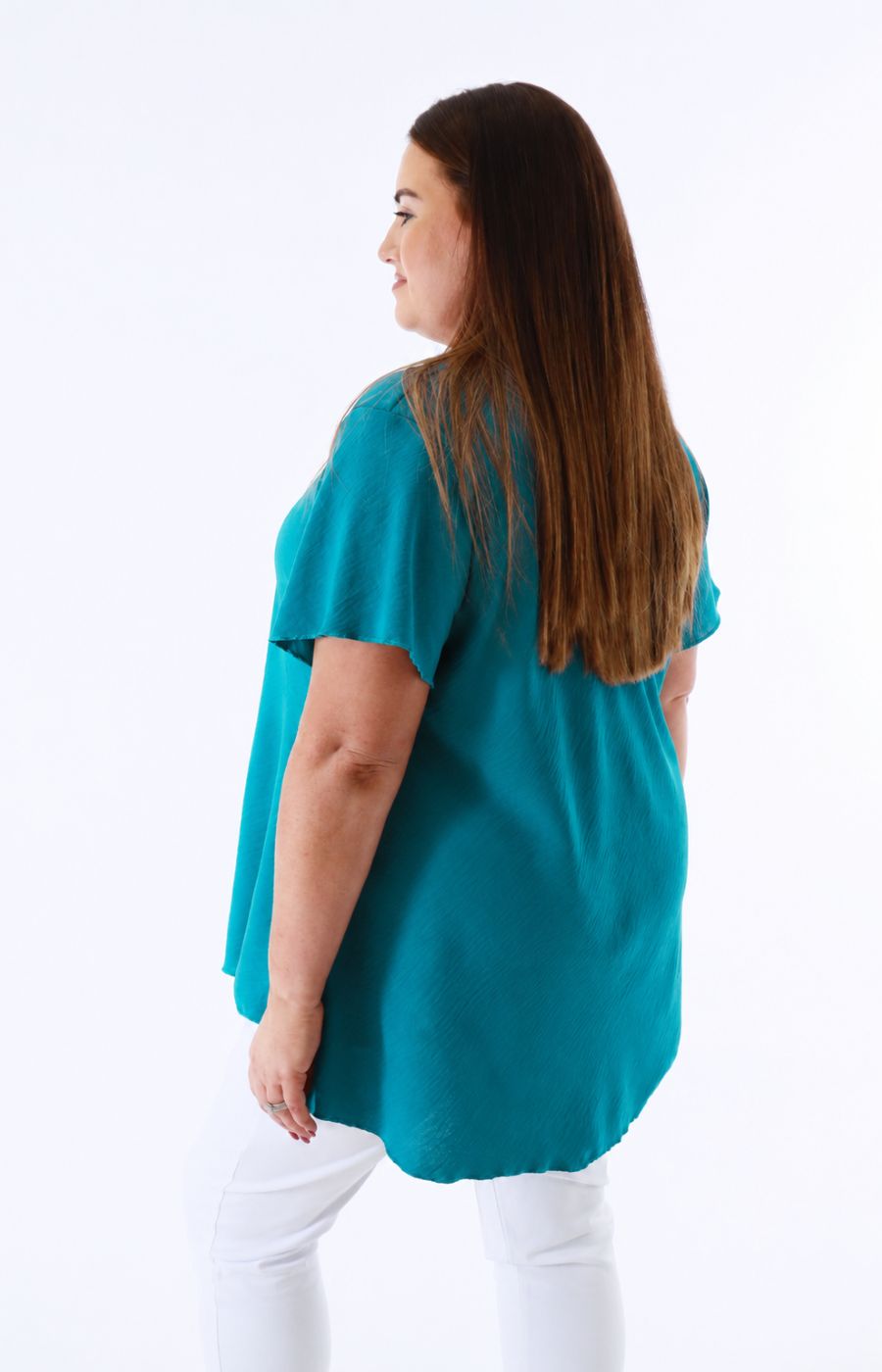 Nina Blouse in Teal