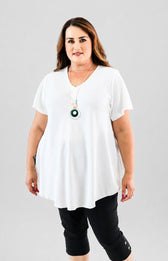 Nina Blouse in White 