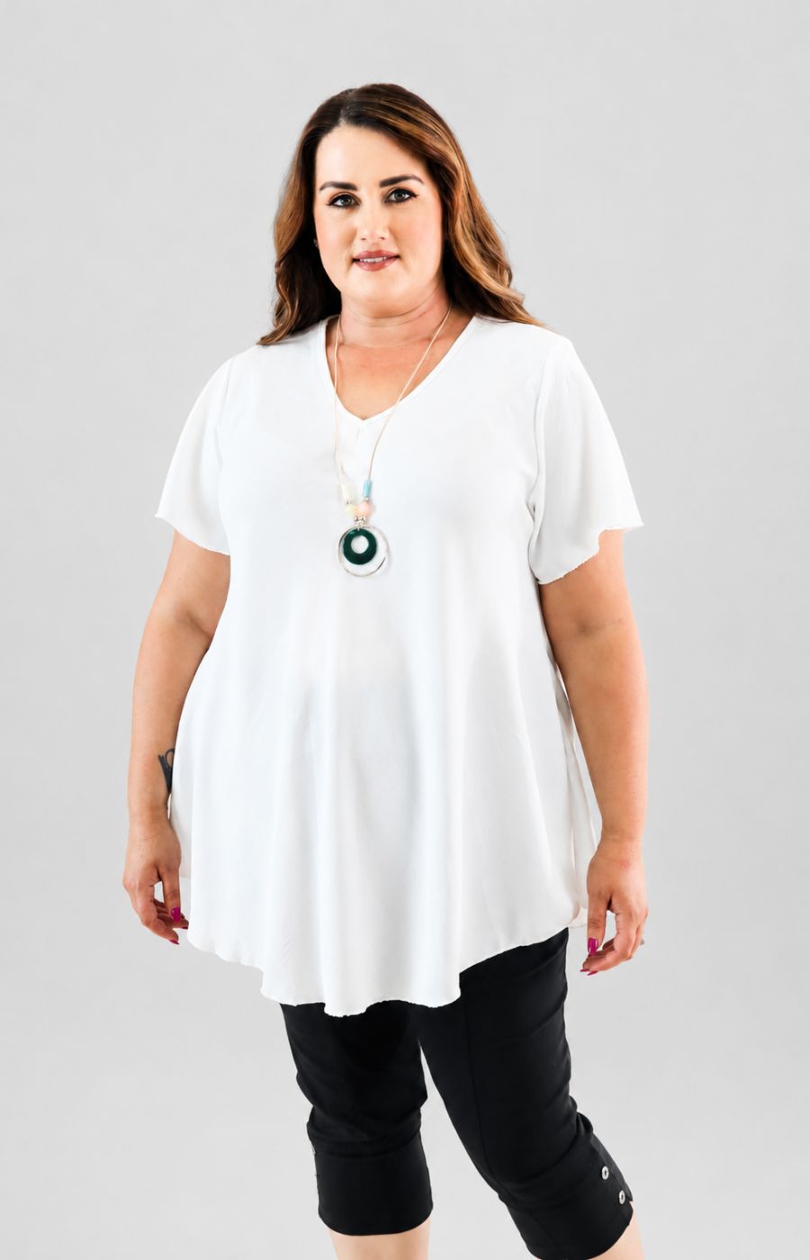 Nina Blouse in White 