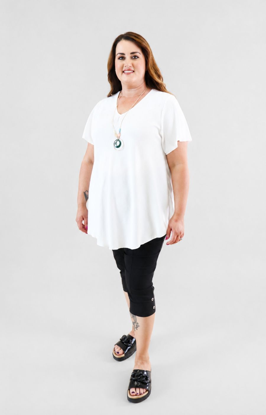 Nina Blouse in White 