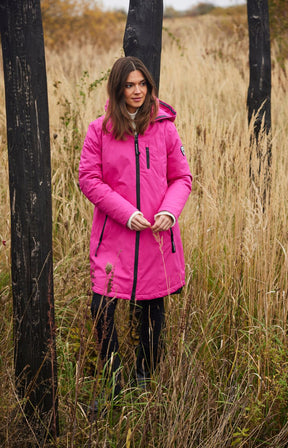 Normann Waterproof Coat in Pink