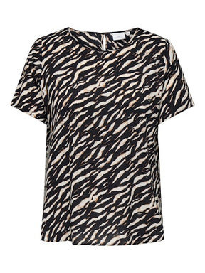 Only Carmakoma Vica Blouse in Zebra