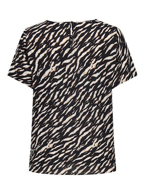 Only Carmakoma Vica Blouse in Zebra