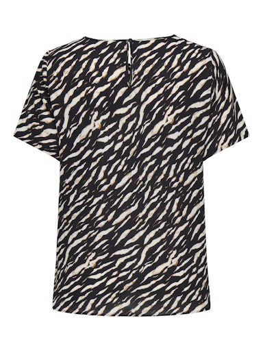 Only Carmakoma Vica Blouse in Zebra
