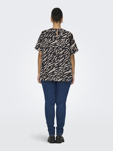 Only Carmakoma Vica Blouse in Zebra