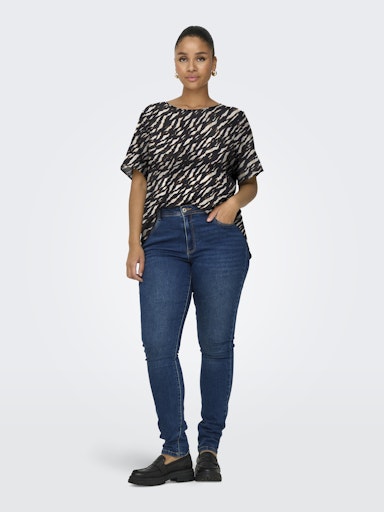 Only Carmakoma Vica Blouse in Zebra