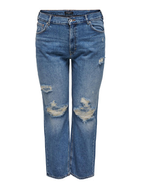 Only Distressed Robyn Jeans in Mid-Denim