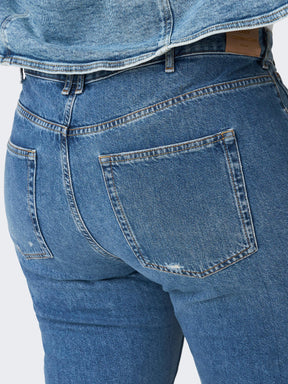 Only Distressed Robyn Jeans in Mid-Denim