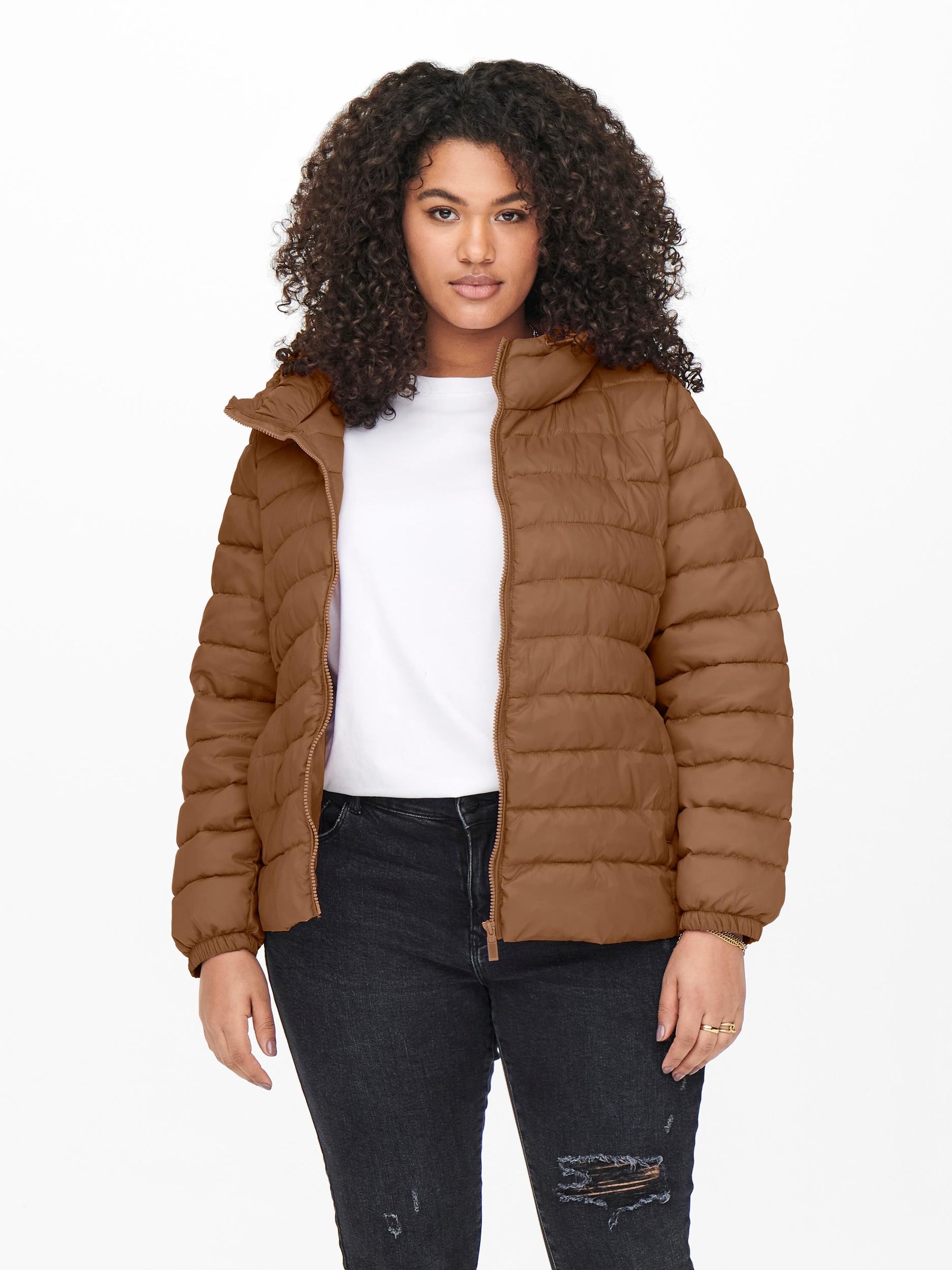 Only Carmakoma Jacket in Brown