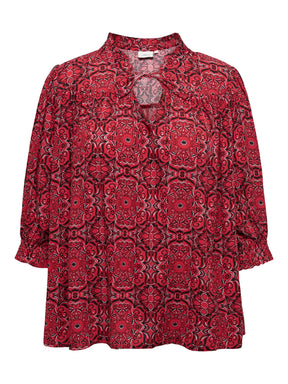 Only Carmakoma Graphic Print Blouse