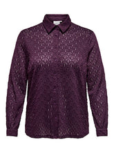 Only Carmakoma Aubrey Shirt in Wine