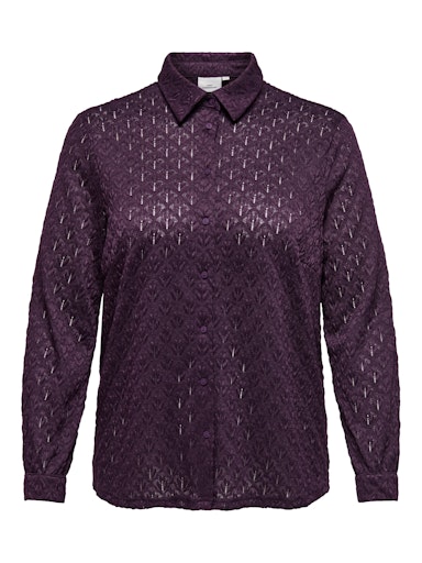 Only Carmakoma Aubrey Shirt in Wine