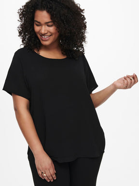 Only Carmakoma Vica Blouse Black